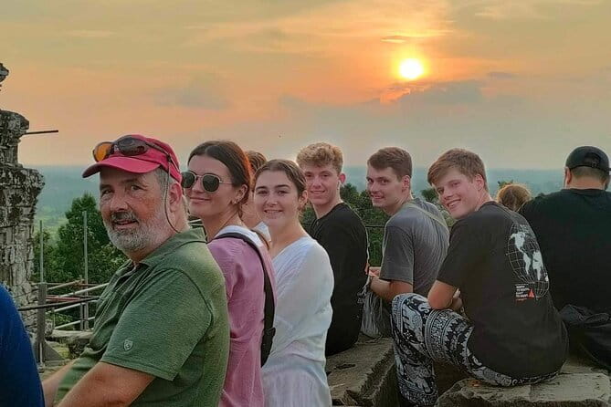 1-Day Angkor Wat Cycling Tour: Scenic Bike Adventure in Siem Reap - Angkor Thom, South Gate, Bayon, and the elephant terraces