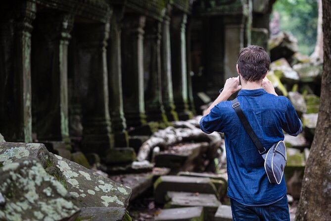 2-Day : Angkor Sunrise, Kompong Phluk Sunset & Banteay Srei Tour - Ta Prohm: giant roots, stone walls, and the kind of photo you can’t fake