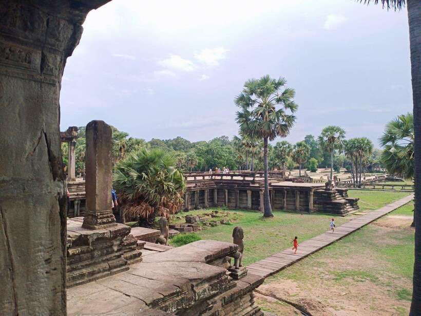 Angkor Wat, Angkor Thom, and Ta Prohm Day Trip with Sunset - Angkor Thom’s South Gate, Bayon, and the terrace stops