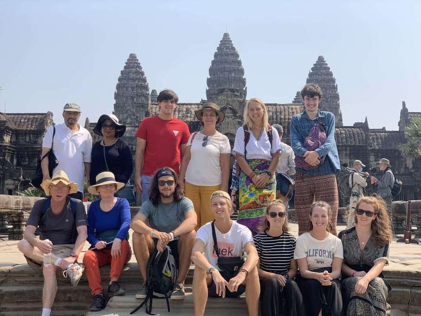 Angkor Wat Sunrise, Banteay Srei, Bayon & Ta Prohm Temple - Banteay Srei and Pre Rup: pink stone carvings and six big towers