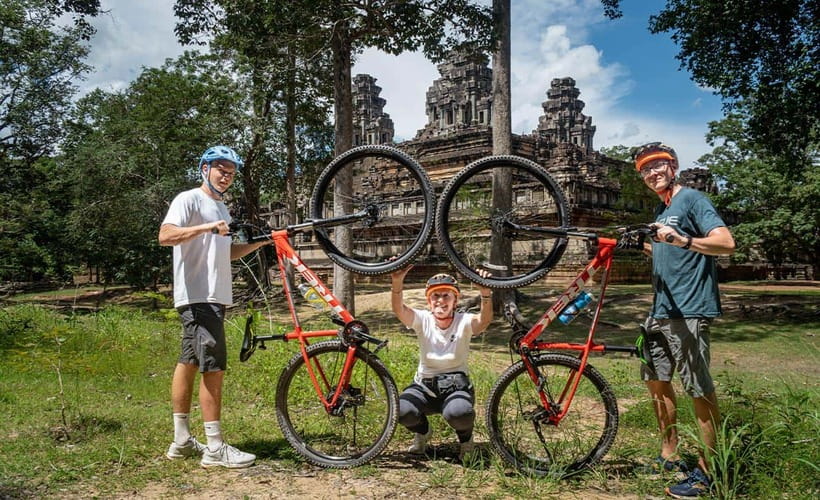 Cycle Angkor Backroad Bike Tour / E-Bike or Tuk Tuk - Ta Prohm on Forest Trails: Where the Jungle Takes Over