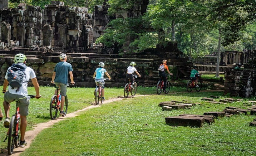 Cycle Angkor Backroad Bike Tour / E-Bike or Tuk Tuk - Pace, Distance, and What Your Body Should Expect