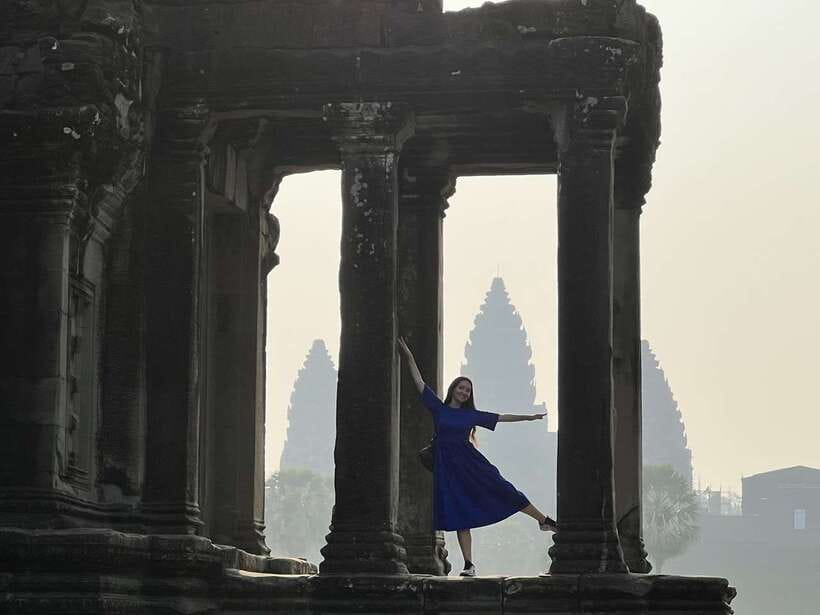 Explore Angkor Wat by Bike and Sunset - Angkor Thom East Gate, Bayon smiles, and the Terrace of Elephants