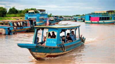 Floating Village-Mangroves Forest Tonle Sap Lake Boat Tour - Skipping to the fun: Tonle Sap river and lake cruise setup