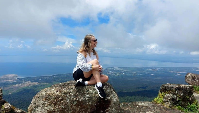 From Kampot: Bokor National Park Scenic Tour - The first stop: viewpoints, walking, and the Lok Yeay Mao statue