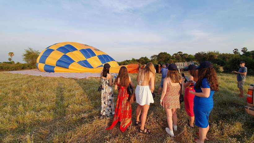 From Krong Siem Reap: Angkor Hot Air Balloon Ride w/ Pickup - Balloon flight over Bakong and the Angkor area: the view is the value
