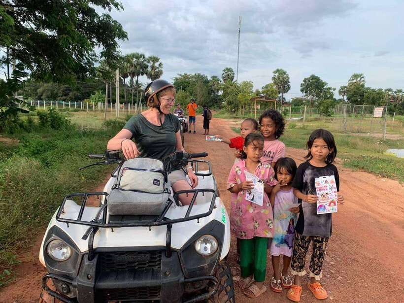 From Siem Reap: 02 Hours Quad Bike Tour in Countryside - The countryside highlights: paddies, village life, and monastery context