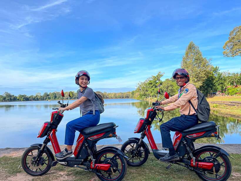 From Siem Reap: Angkor Wat Sunrise and Temples E-Bike Tour - Early Start: 4:40am Pickup to Angkor Wat Sunrise