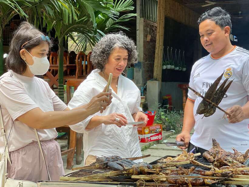 From Siem Reap: Banteay Srei and Kulen Waterfall Guided Tour - Preah Dak Village Stop: Nom Ban Chok and a Clean-Energy Model