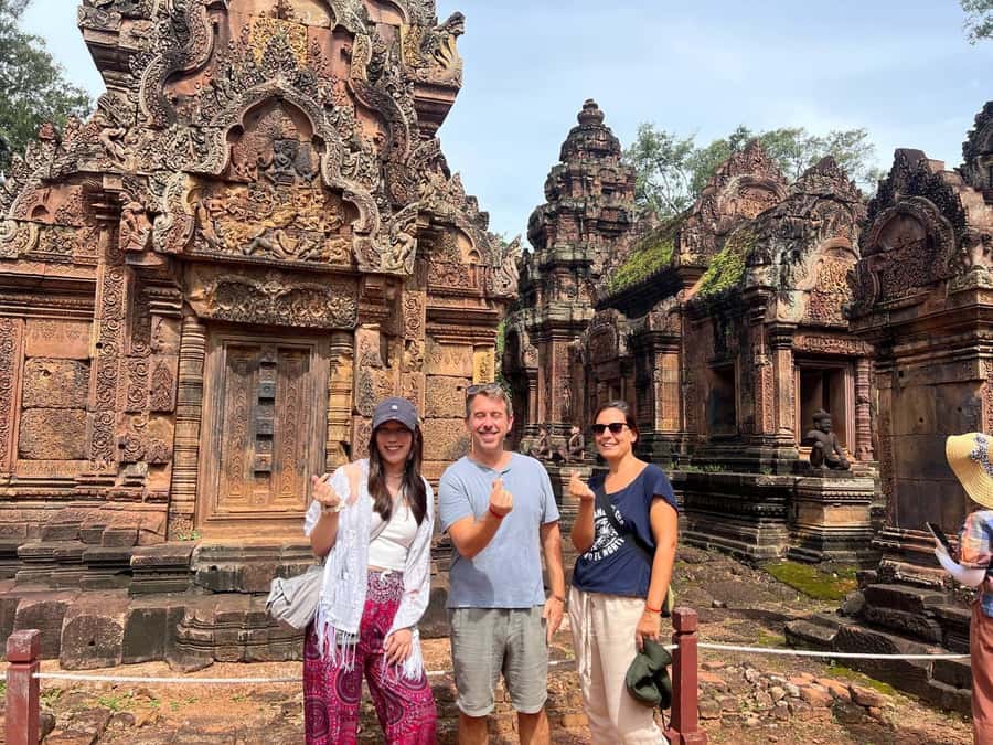 From Siem Reap: Banteay Srei Temple & Grand 5 Temple Tour - Preah Khan: A Vast Monastic Complex to Close the Day