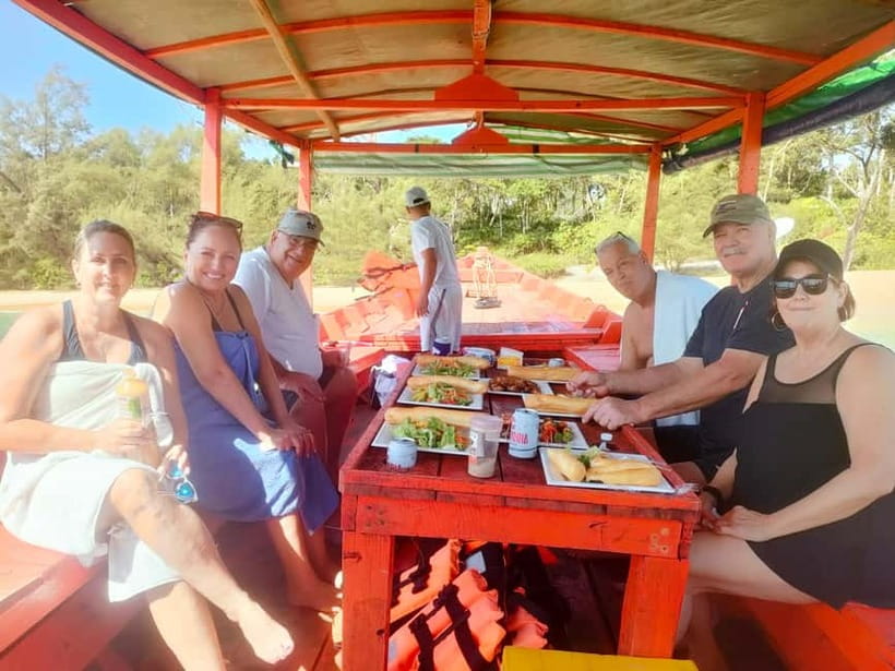 Full Day City Tour with A Boat Trip to 2 Islands - Koh Chalous: line fishing, snorkeling, and the boat routine