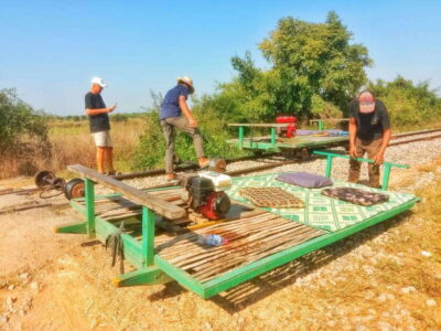 Full-day: Handicraft, Bamboo train, Killing cave, Bat Cave - Markets and Handmade Snacks: Rice Paper, Rice Wine, and Khmer Prahok