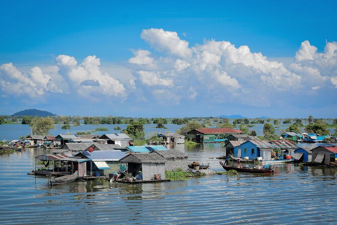 Guided Floating Village Boat Tour in Siem Reap - From Siem Reap: The 14-km Drive With Lotus Farms and Rice Fields