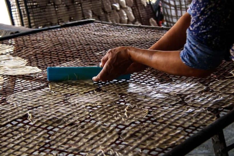 Handicraft tour/rice paper,/rice wine/bat cave Sun Set - How This Battambang Tuk-Tuk Day Really Works