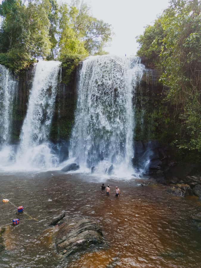 Kulen Waterfall: Rise and Shine with Cliff, Village w/ Guide - Kulen waterfalls: swim, walk, and choose lunch without stress