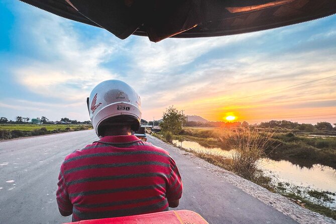 Old Siem Reap Sunset Food Tour by Tuk-Tuk - Riding out of the tourist strip, then back into town