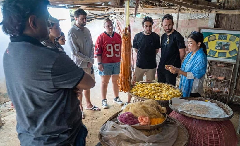 Phnom Penh Haft Day Tour to Silk Island by Tuk Tuk - From Hotel Pickup to Mekong Ferry: Getting Out of Phnom Penh Fast