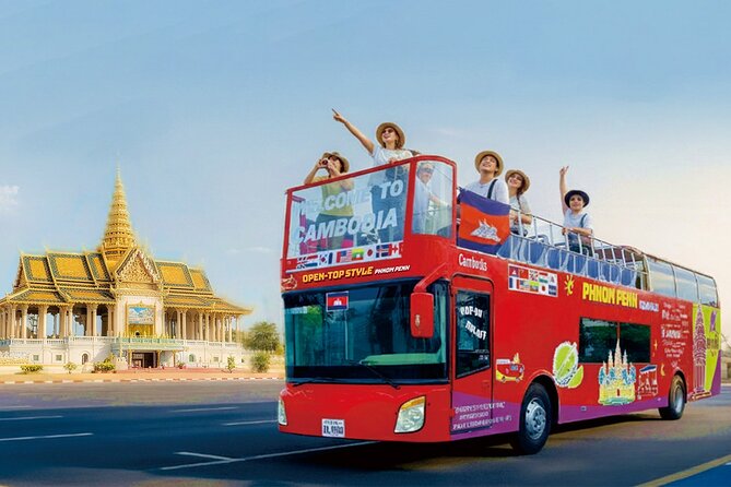 Phnom Penh Hop-on Hop-off Bus with Free Boat Cruise 1 Day Pass - Key highlights before you ride