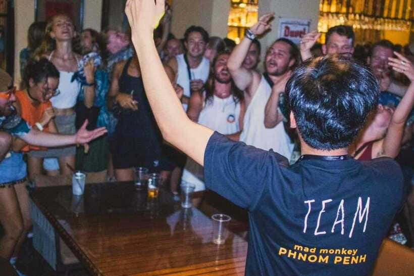 Phnom Penh Pub Crawl with Free Mad Monkey Singlet - Ending at LOVE / Club Love around midnight: the final push