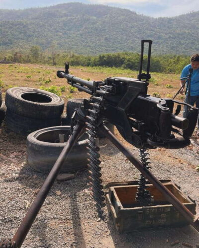 Phnom Penh Shooting Range Video Service with Hotel Pickup - One hour at the outdoor range in Kampong Speu
