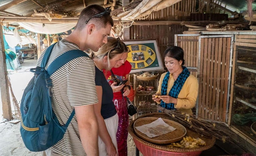 Phnom Penh Silk Island Haft Day Tour - Top Rating Experience - Koh Oknha Tei Market: the daily-life lesson hidden in plain sight