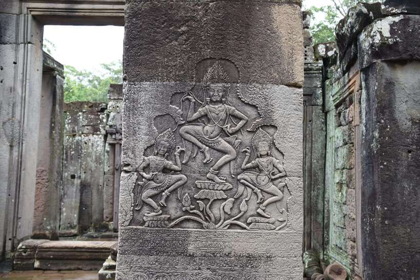 Private Angkor Sunrise, Guide Breakfast and Tuktuk included - Angkor Thom South Gate at 12:30: A Best-Preserved Exit