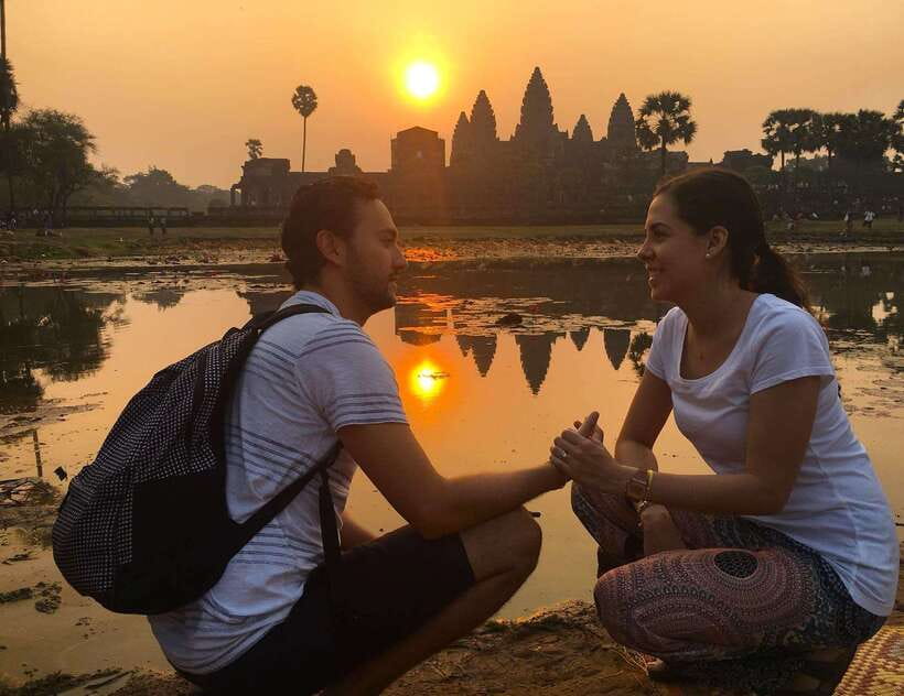 Private Angkor Wat Sunrise Tours And Sunset Floating Village - Getting Picked Up and Set for a 10-Hour Temple Day