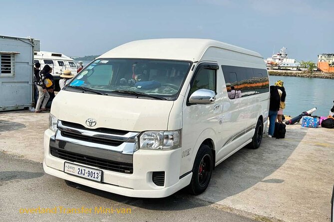 Private Taxi Transfer Phnom Penh - Sihanoukville Car - Minivan - Air-conditioned SUV or minivan: comfort that helps on arrival day