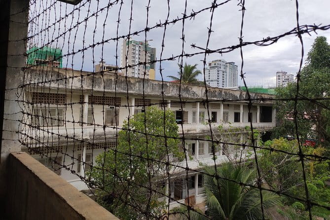 S-21 Prison and Killing Fields - Tuol Sleng (S-21) Genocide Museum: a prison built inside a school