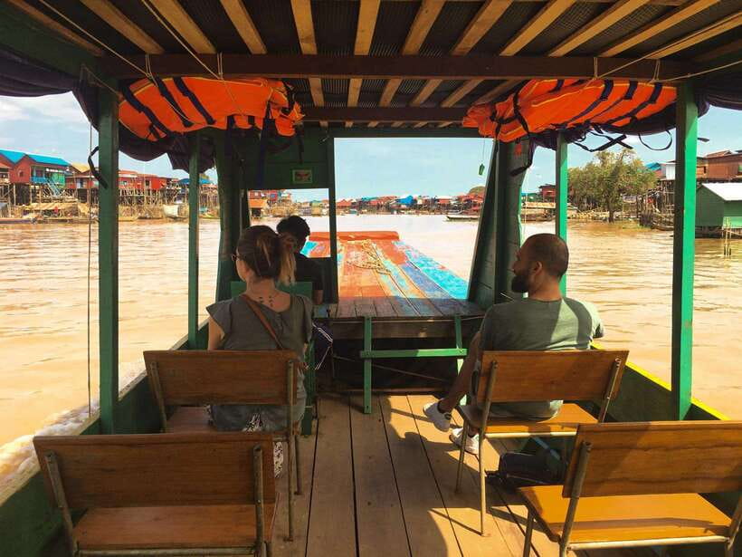 Scenic Boat Journey from Siem Reap to Battambang - The Boat Setup: Wooden Comfort Plus a Real Toilet