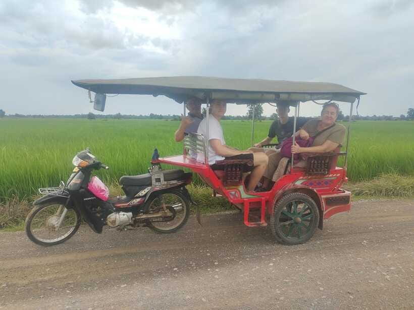 Secret Countryside Rice fields-Bamboo Train/Bat Cave - The views from Phnom Sampov: Battambang’s city-beyond-the-city feeling