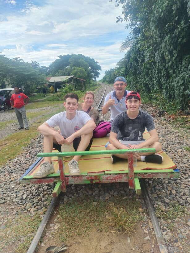 Secret Countryside Rice fields-Bamboo Train/Bat Cave - Price and value: $19 for the circuit, plus $5 for the bamboo train