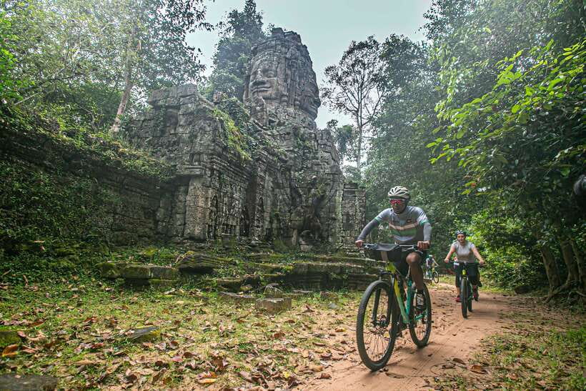 Siem Reap: Angkor Sunrise 2 Days Guided Bike Tour - Day 1 Food and Water: What You Get, and How to Think About It