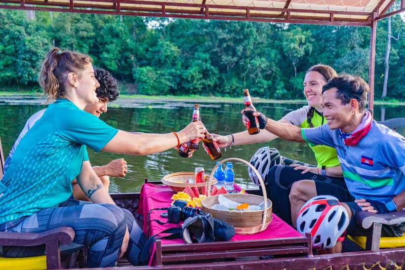 Siem Reap: Angkor Sunset Bike & Boat Tour /E-Bike Available - Why this bike-and-boat Angkor sunset combo makes sense