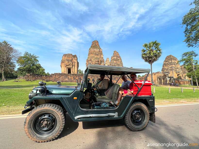 Siem Reap: Angkor Wat Sunrise and Market Tour by Jeep - Riding in a Jeep: Getting There Without Fuss