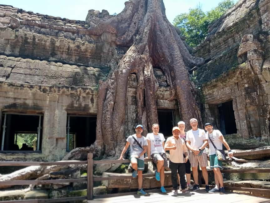 Siem Reap: Angkor Wat Tour with Italian-Speaking Guide - Small Circuit Day: Angkor Thom Gate Faces, Bayon Smiles, and Ta Prohm Trees