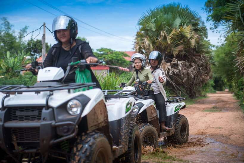 Siem Reap: Countryside Quad Bike Sunset Adventure - Baitang Siem Reap rice-field sunset break: time to slow down