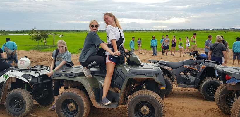 Siem Reap: Countryside Quad Bike Sunset Adventure - Polaris Trail Boss quad bike: what the drive is like (and why it feels approachable)