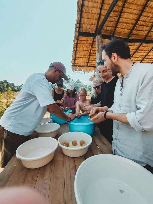 Siem Reap: Elephant Sanctuary Included Hotel Pickup Drop-off - The Mud Bath: Messy Fun With a Purpose Behind It