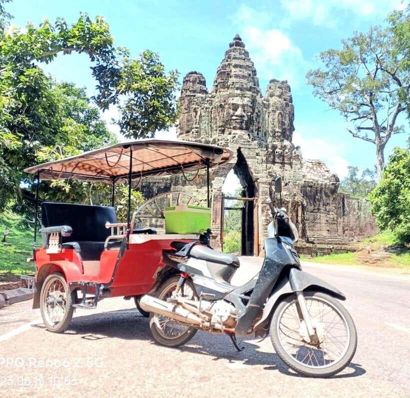 Siem Reap: Grand Circle Temples Tour With Private Tuk-Tuk - Transportation, Water, and the No-Guide Trade-Off