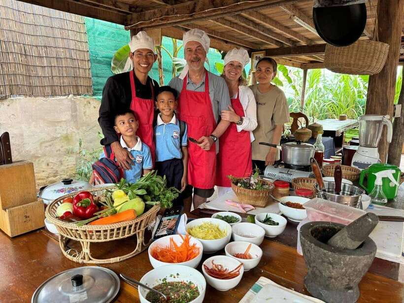Siem Reap Khmer Cooking Class and Local Market Tour - Tuk-tuk to the village market: the ingredient lesson you feel in your hands