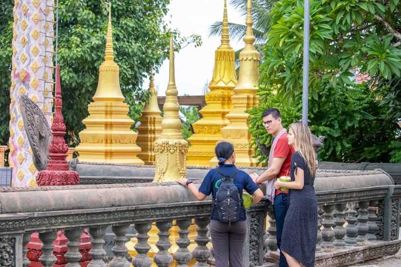Siem Reap: Khmer Water Blessing by Monk and Lotus Farm Visit - Fried banana and sweet potato: a snack stop that feels local