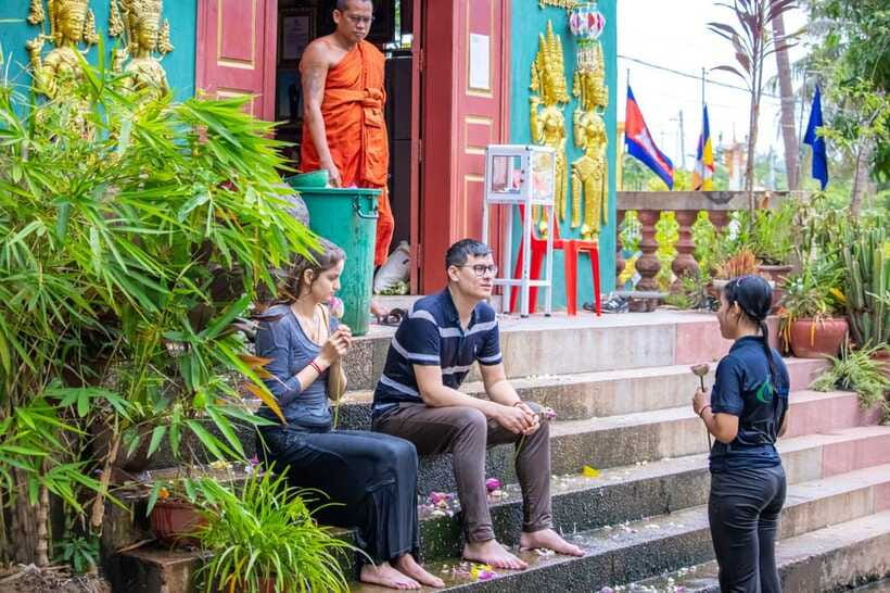 Siem Reap: Khmer Water Blessing by Monk and Lotus Farm Visit - Preah Ang Chek Preah Ang Chorm Shrine: the calm “why” stop