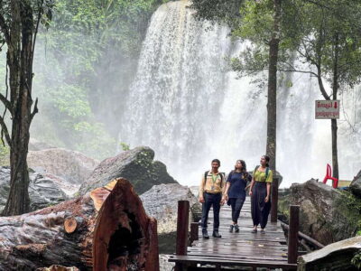 Siem Reap: Kulen Mountain, Beng Mealea and Tonle Sap Tour - Phnom Kulen National Park: waterfalls, reclining Buddha, and the 1000 Lingas