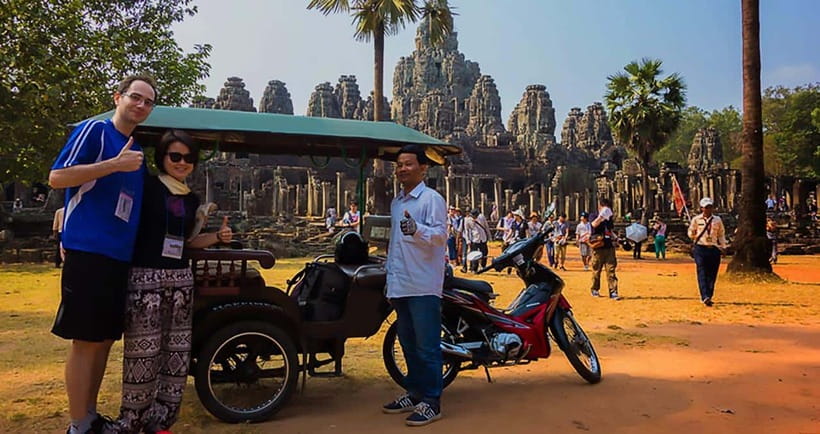 Siem Reap : Private Tuk-Tuk Tour of the Magnificent Temples. - Terrace of the Elephants: 300 Meters of Power, Games, and Pageantry