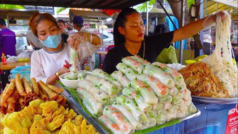 Siem Reap Street Foods Tour by Tuk Tuk with Personal Guide - English guide + tuk-tuk driver: why the logistics feel easy