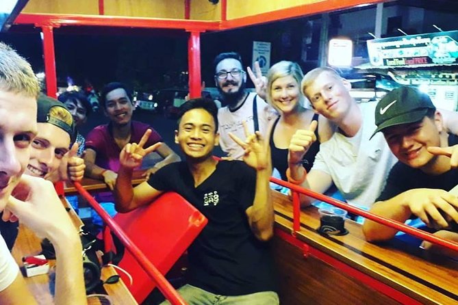 Unlimited Drinks - Sunset City Tour - 2 Hours - The bar-cycle setup: driver, host, and optional pedaling