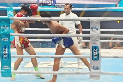 Watch Live Khmer Traditional boxing in Phnom Penh - Meeting Sina: the English briefing before the first bout